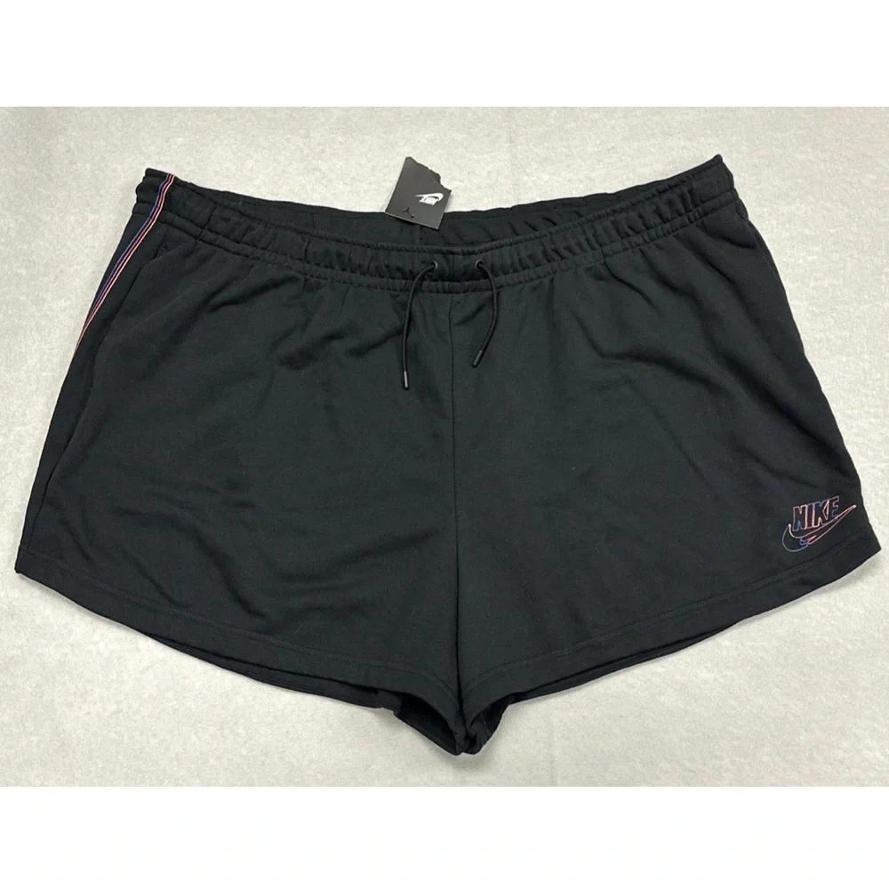 Nike Sportswear Women's Plus Size 3X Essential Futura French Terry Shorts DM7973 - Picture 2 of 11